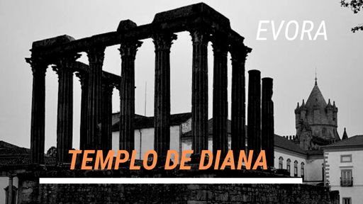 Ruinas do Templo de Diana em Evora  