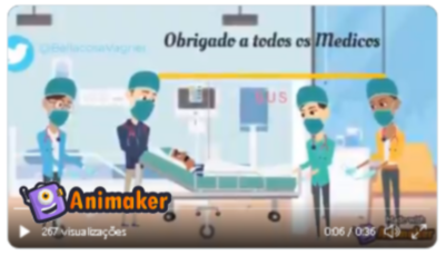 Obrigado aos Profissionais da Saude
